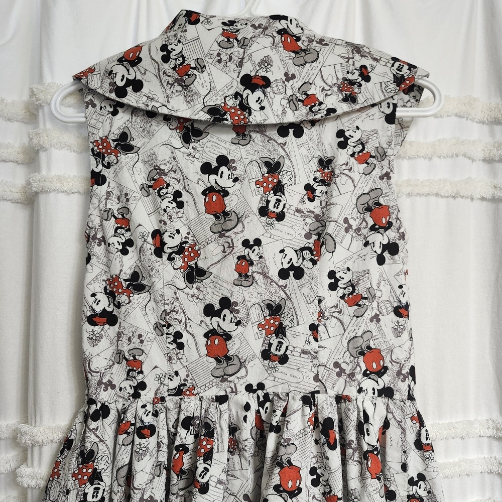 Rare, Vintage Disney Dress with Mickey and Red Accents. FINAL Reduced Price! - Picture 3 of 13